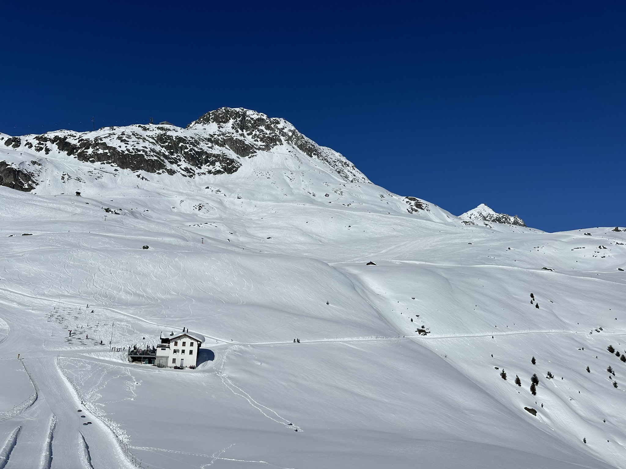 High winter landscape near Fiescheralp