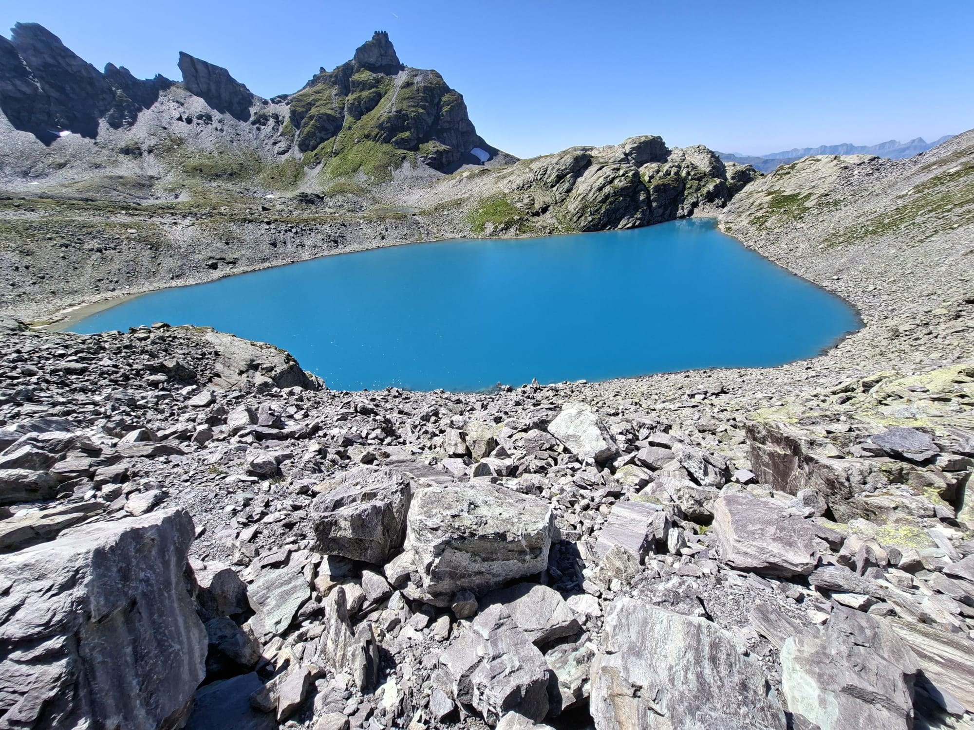 Wildsee on the Weisstannen Pizol traverse